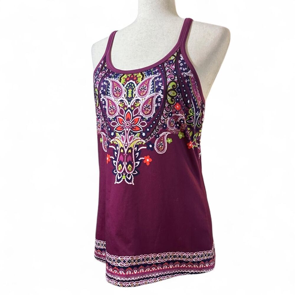 Athleta Women's Purple and Burgundy Vest